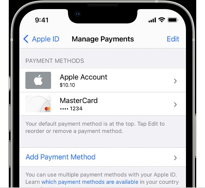 payment information could not be updated