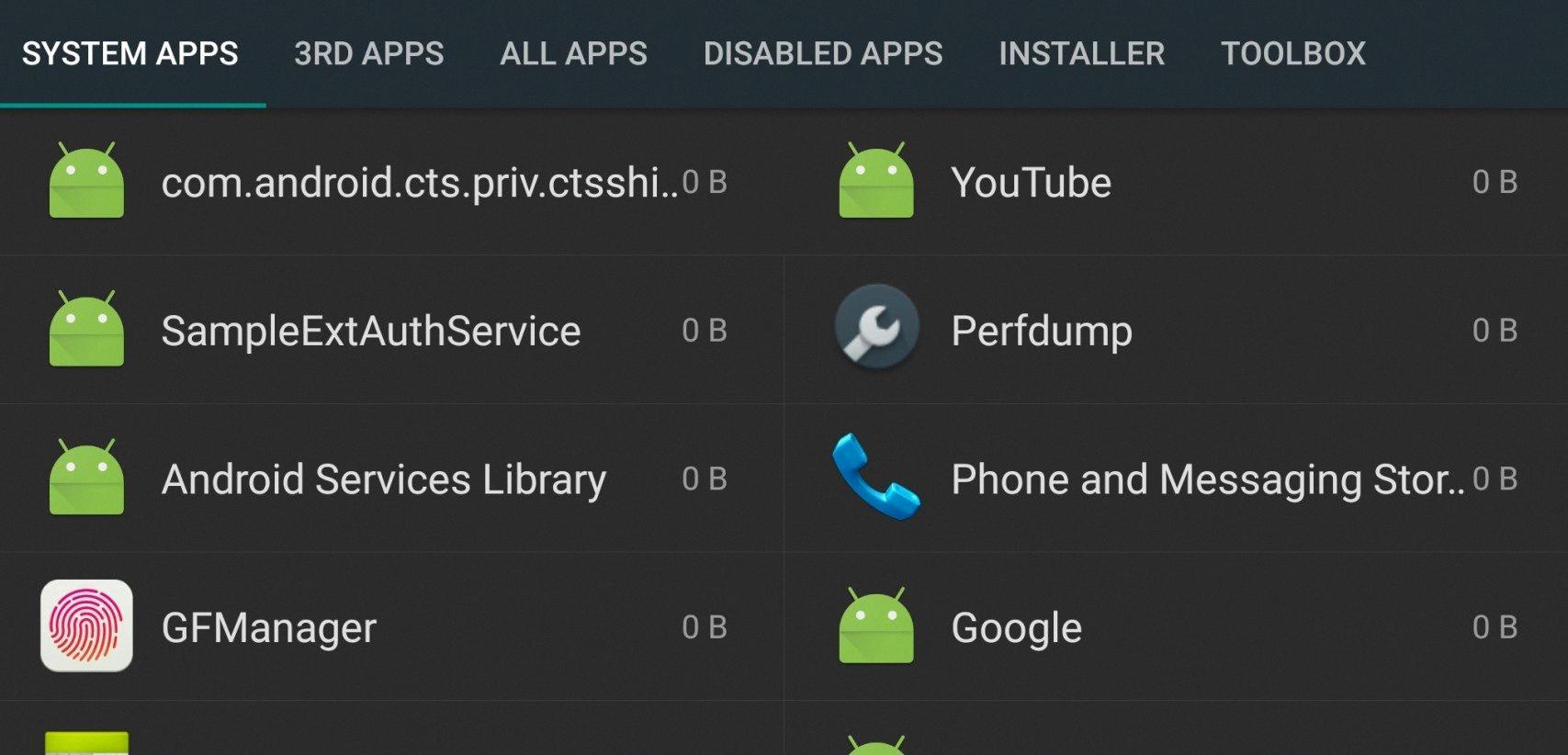 perfdump app android