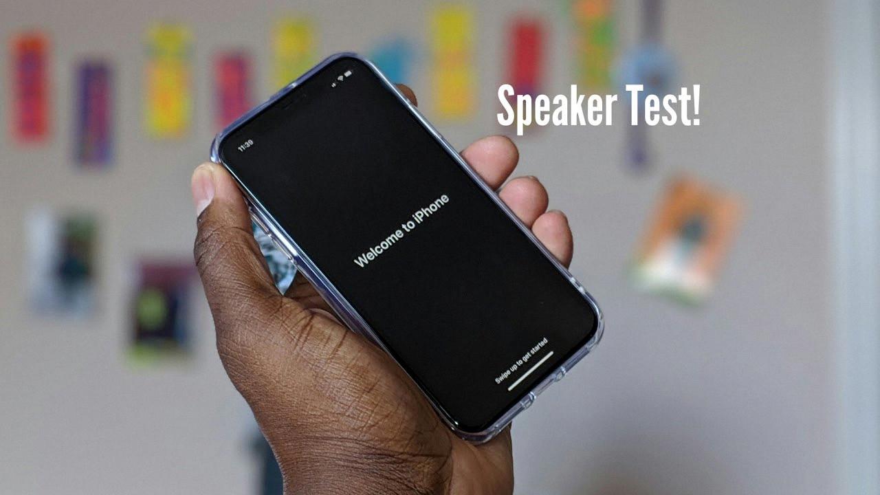 phone speaker test