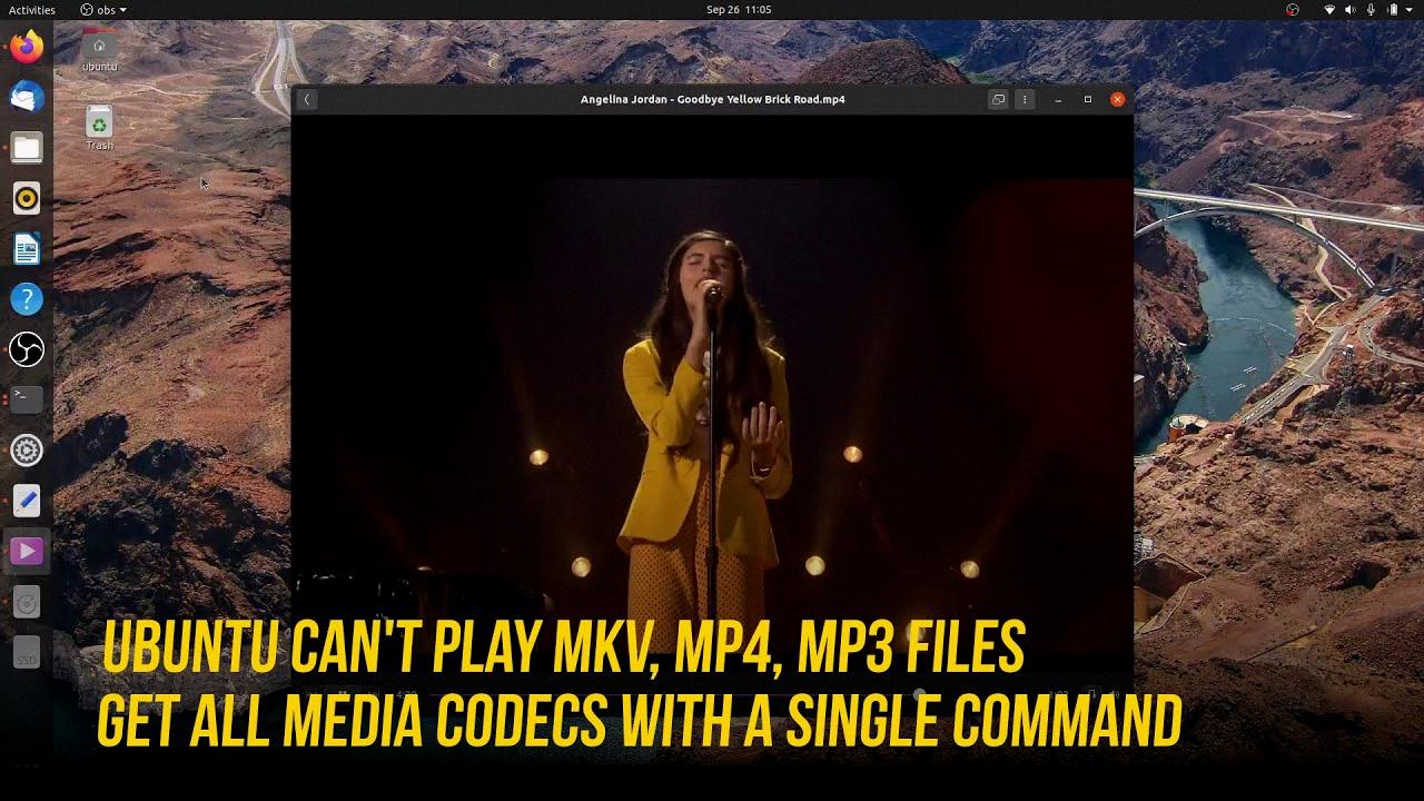 play mp4 on ubuntu