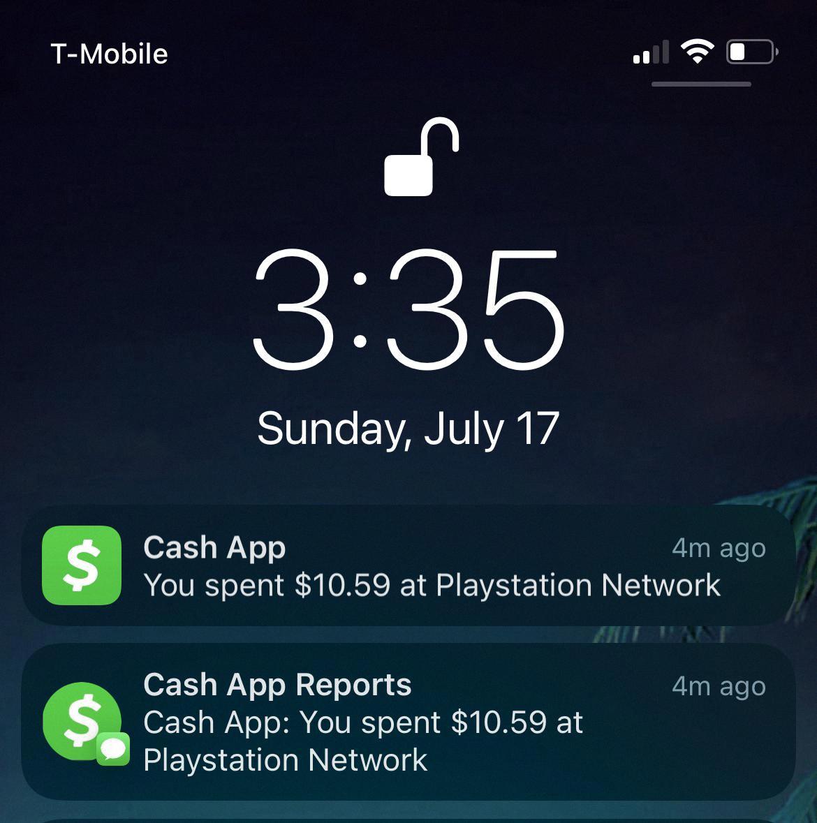 playstation cash app