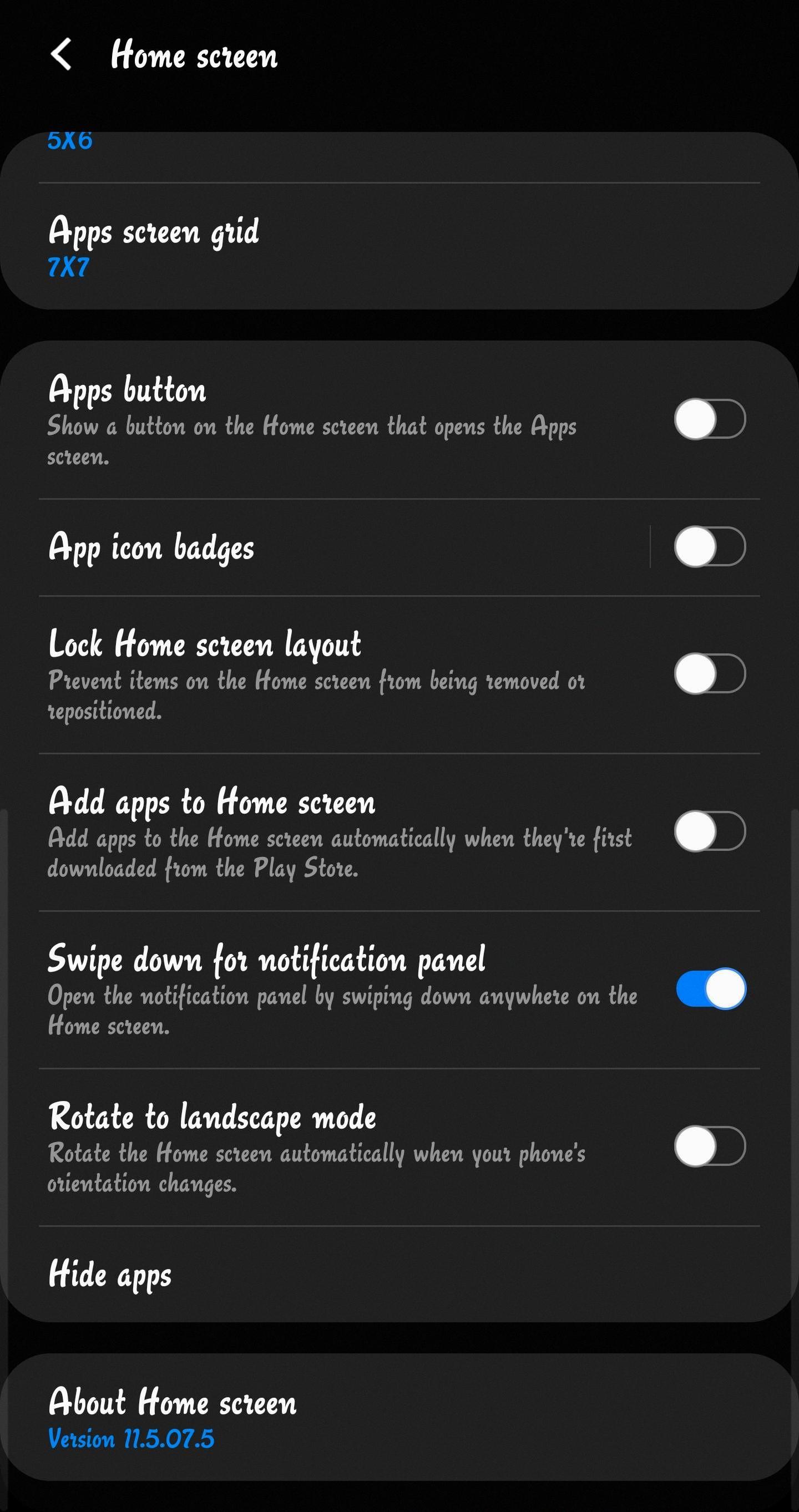 pull down notification bar not working