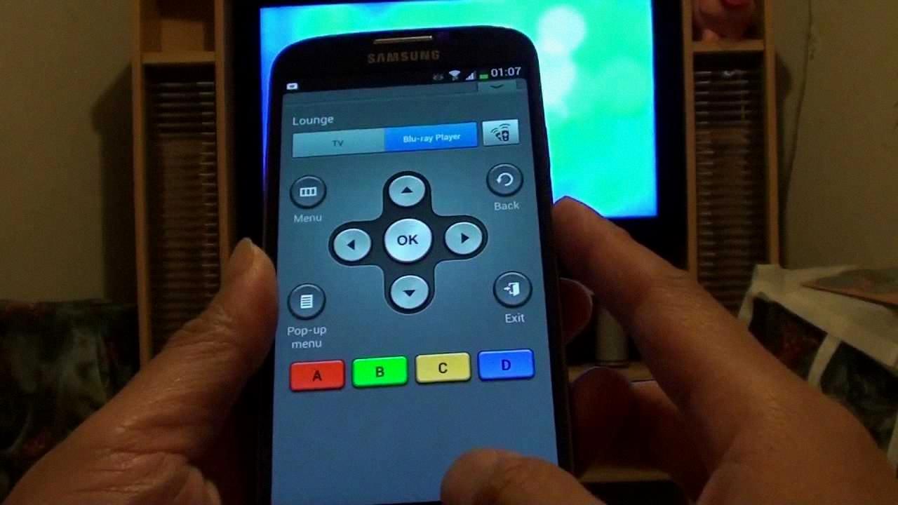 samsung dvd player remote app