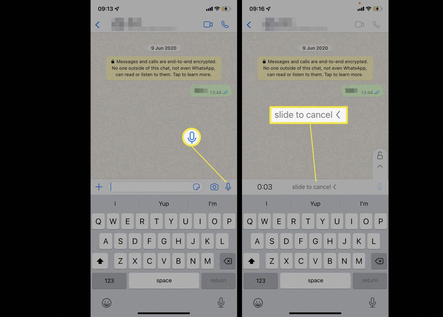 send voice message iphone to android