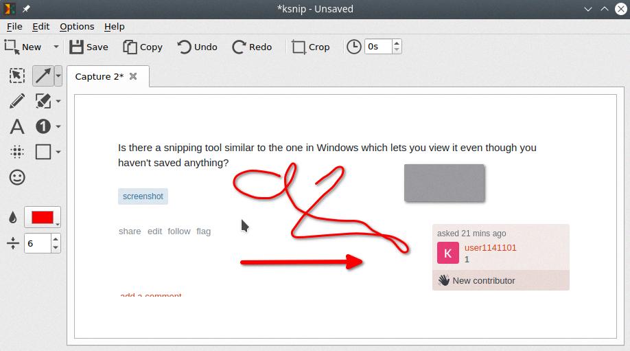 snipping tool ubuntu