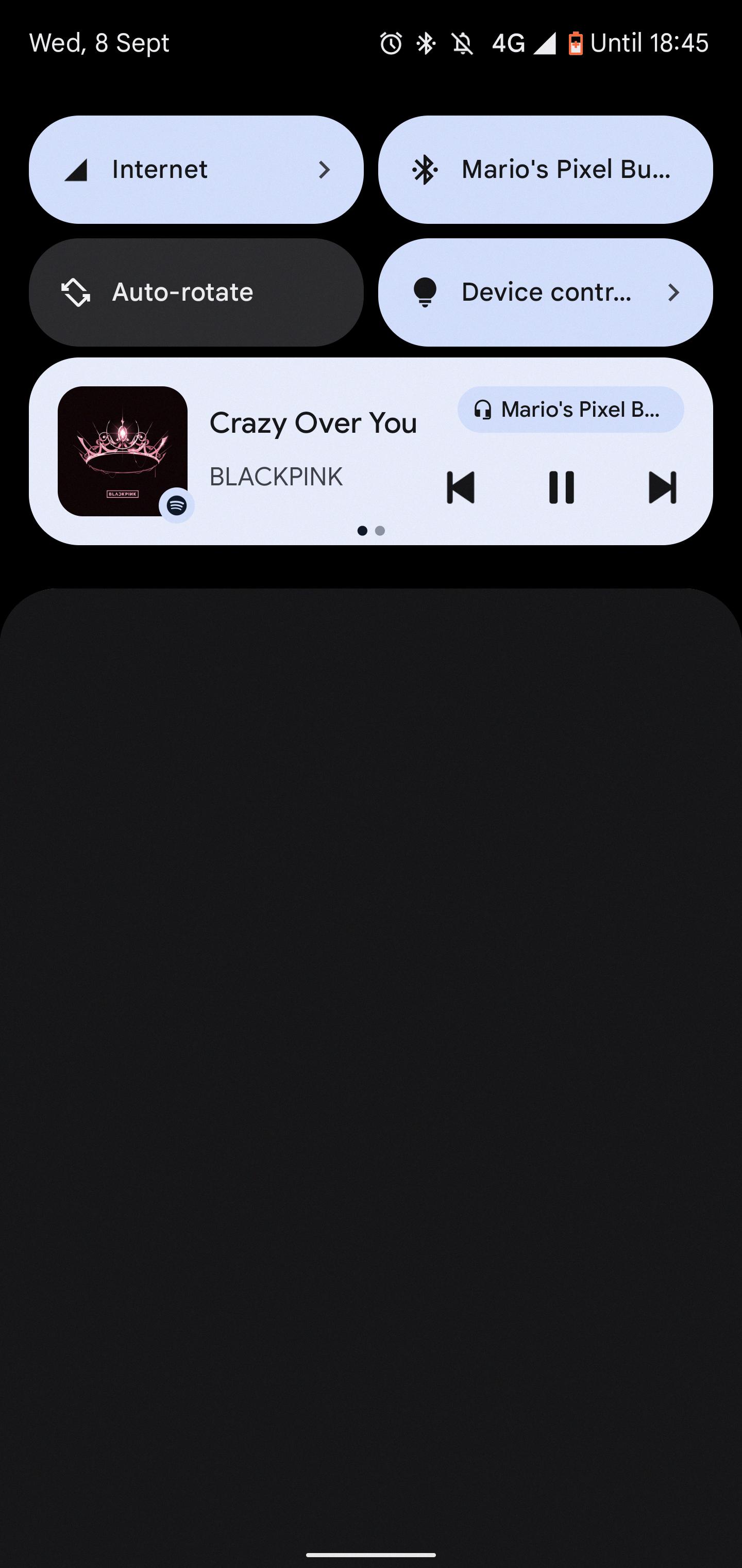 spotify on lock screen android
