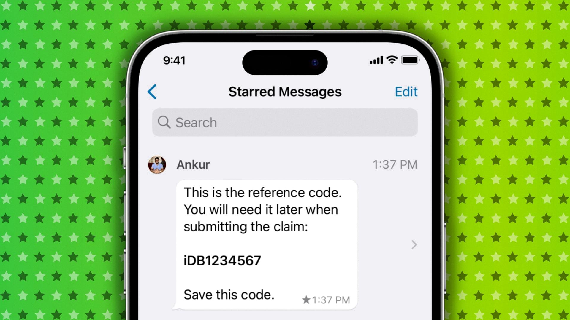 starred messages meaning
