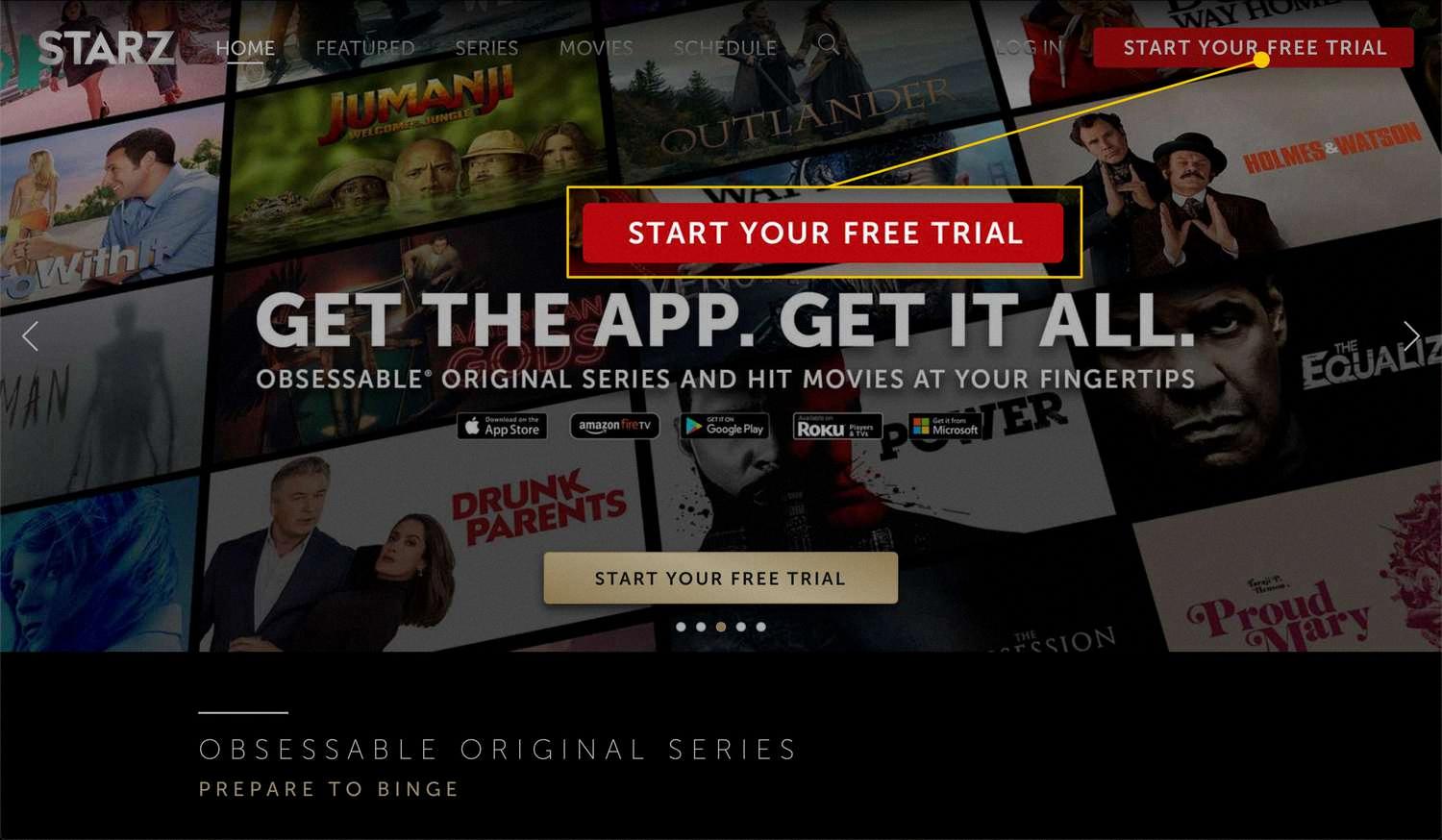 starz app on samsung tv