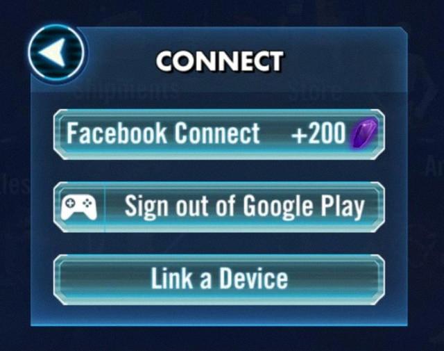 swgoh link account