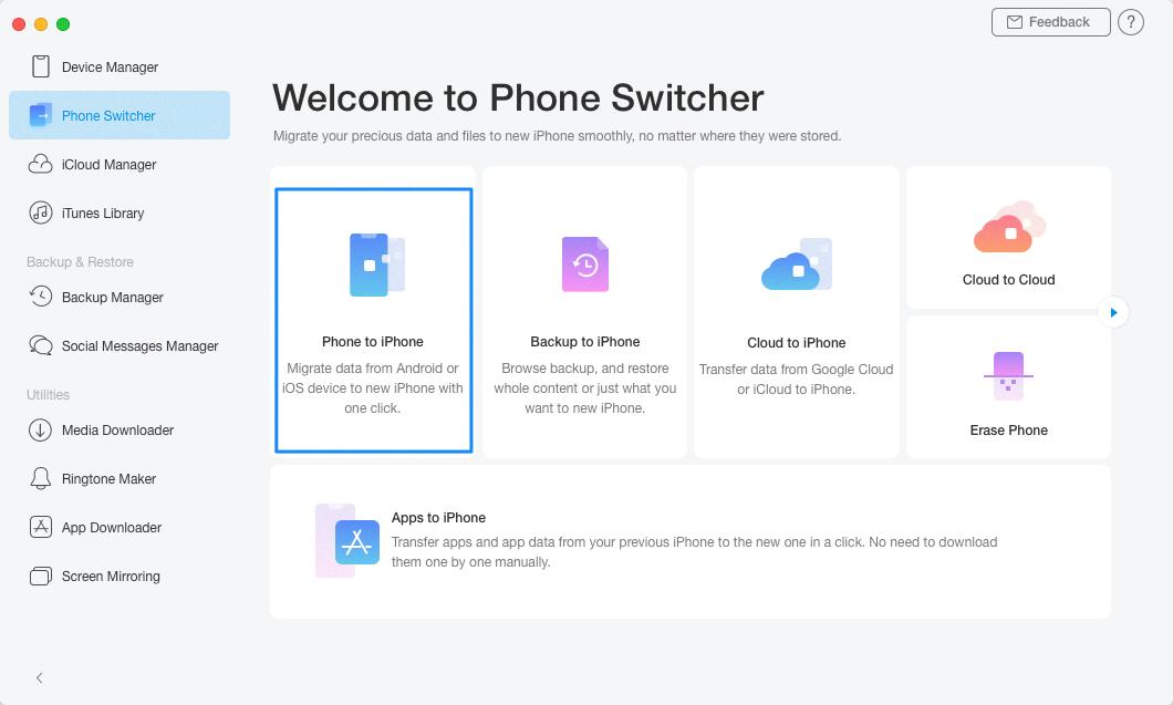 transfer texts from android to android