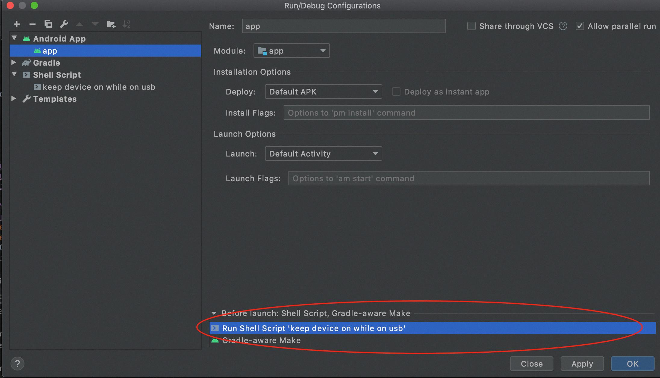 turn off screen timeout android adb