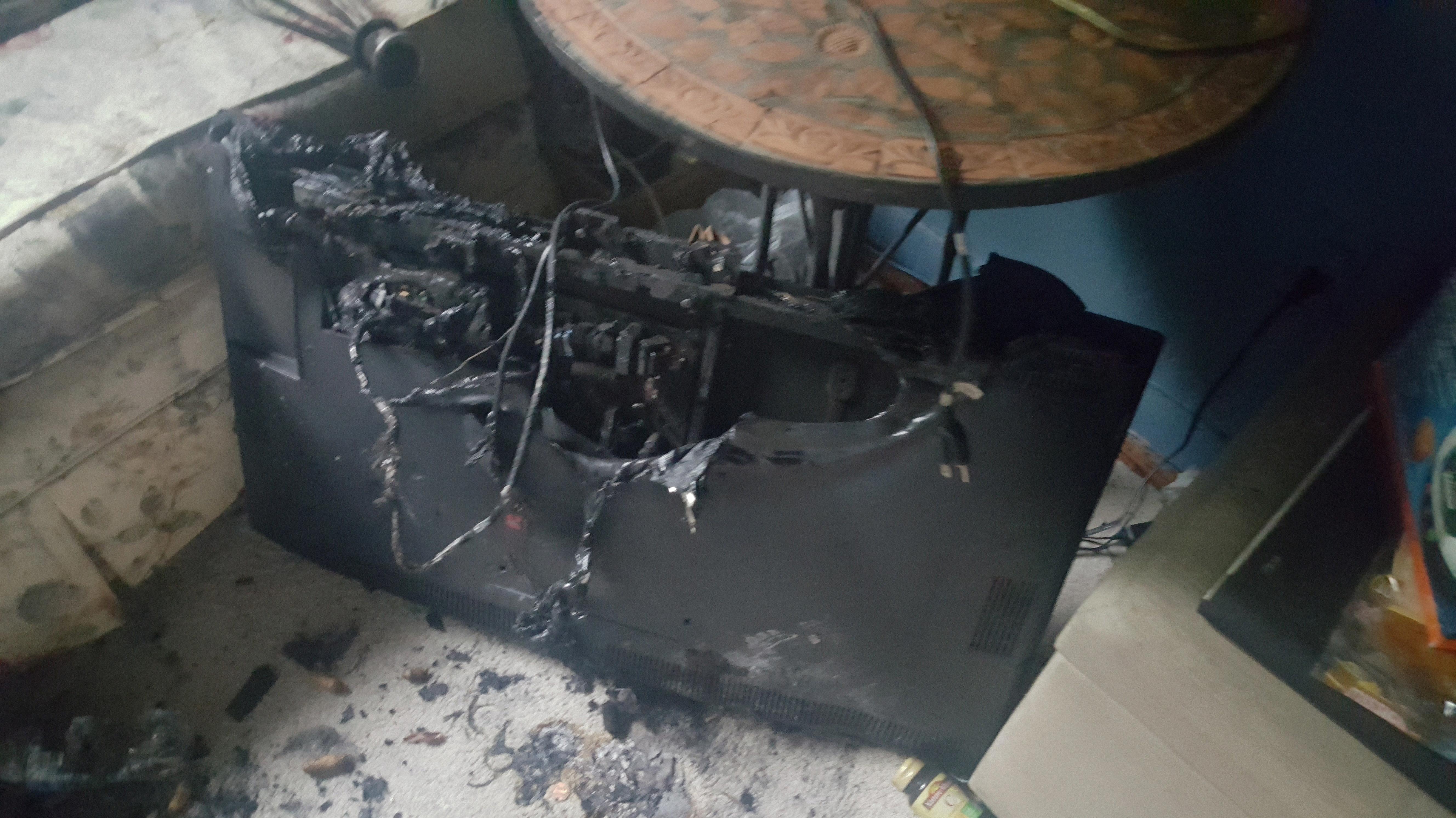 tv explode
