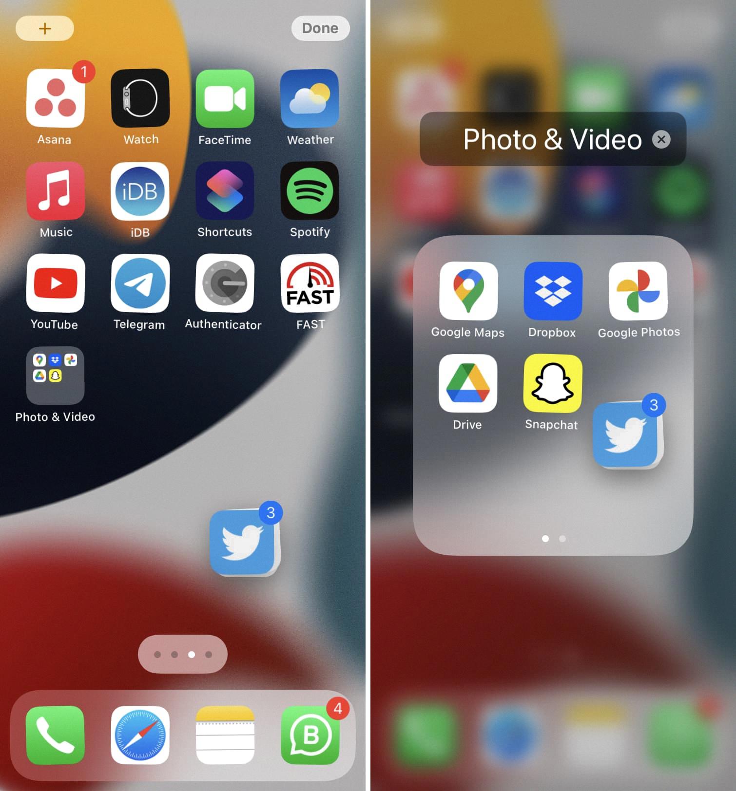 two apps at once iphone