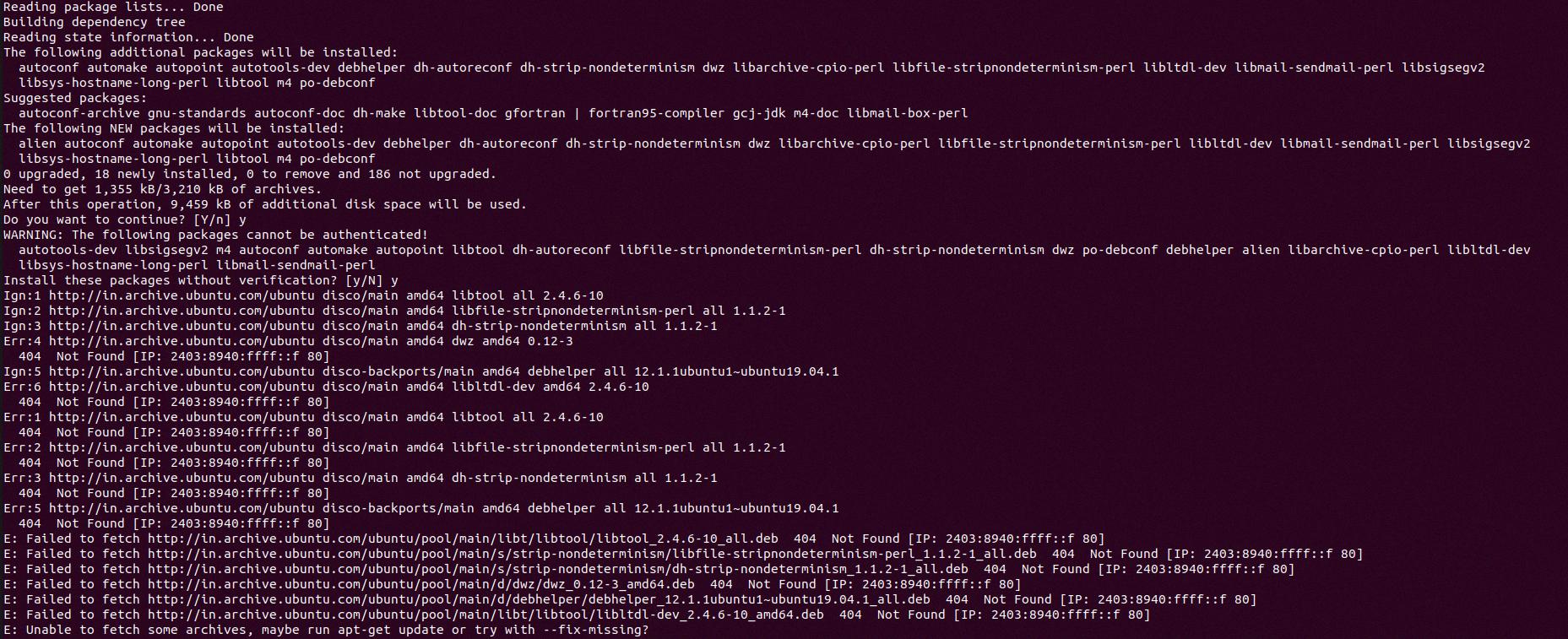 ubuntu deb or rpm