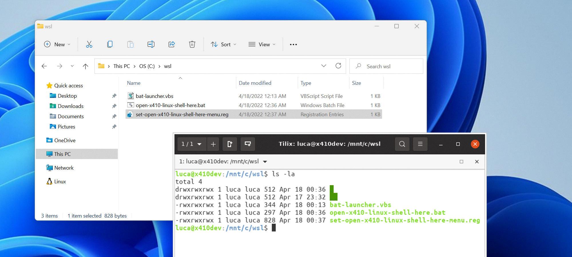 ubuntu open file explorer from terminal