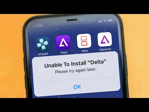 unable to install gba4ios