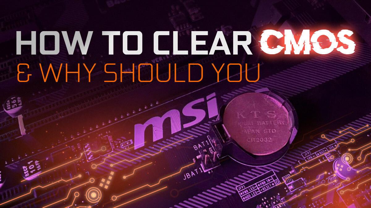 what does clearing the cmos do