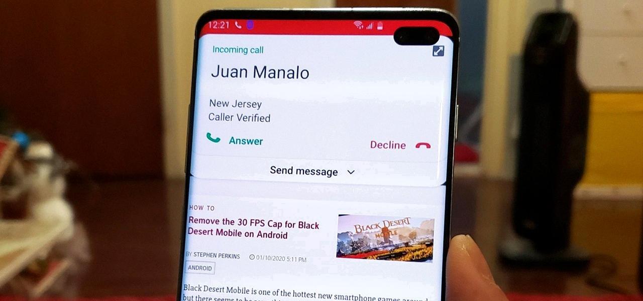 what happens when you decline a call on android
