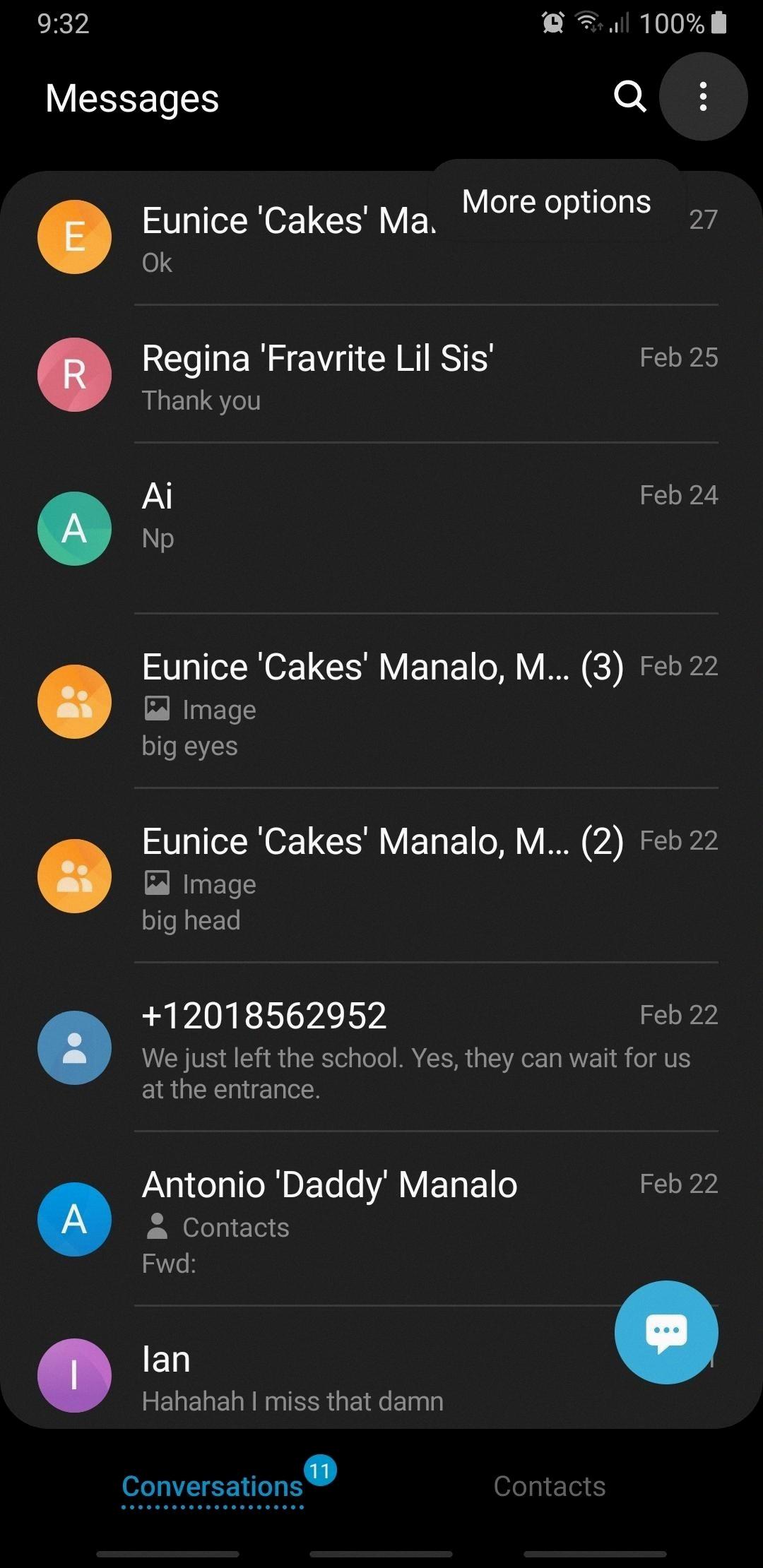 what happens when you mute a text conversation on android