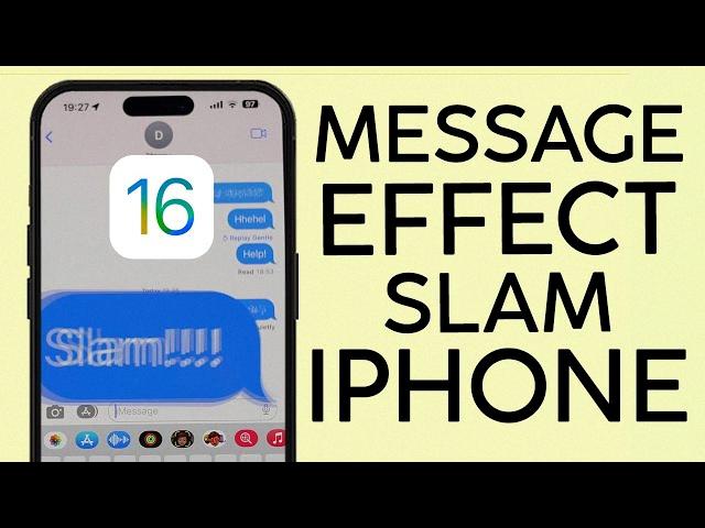 what is slam effect on iphone