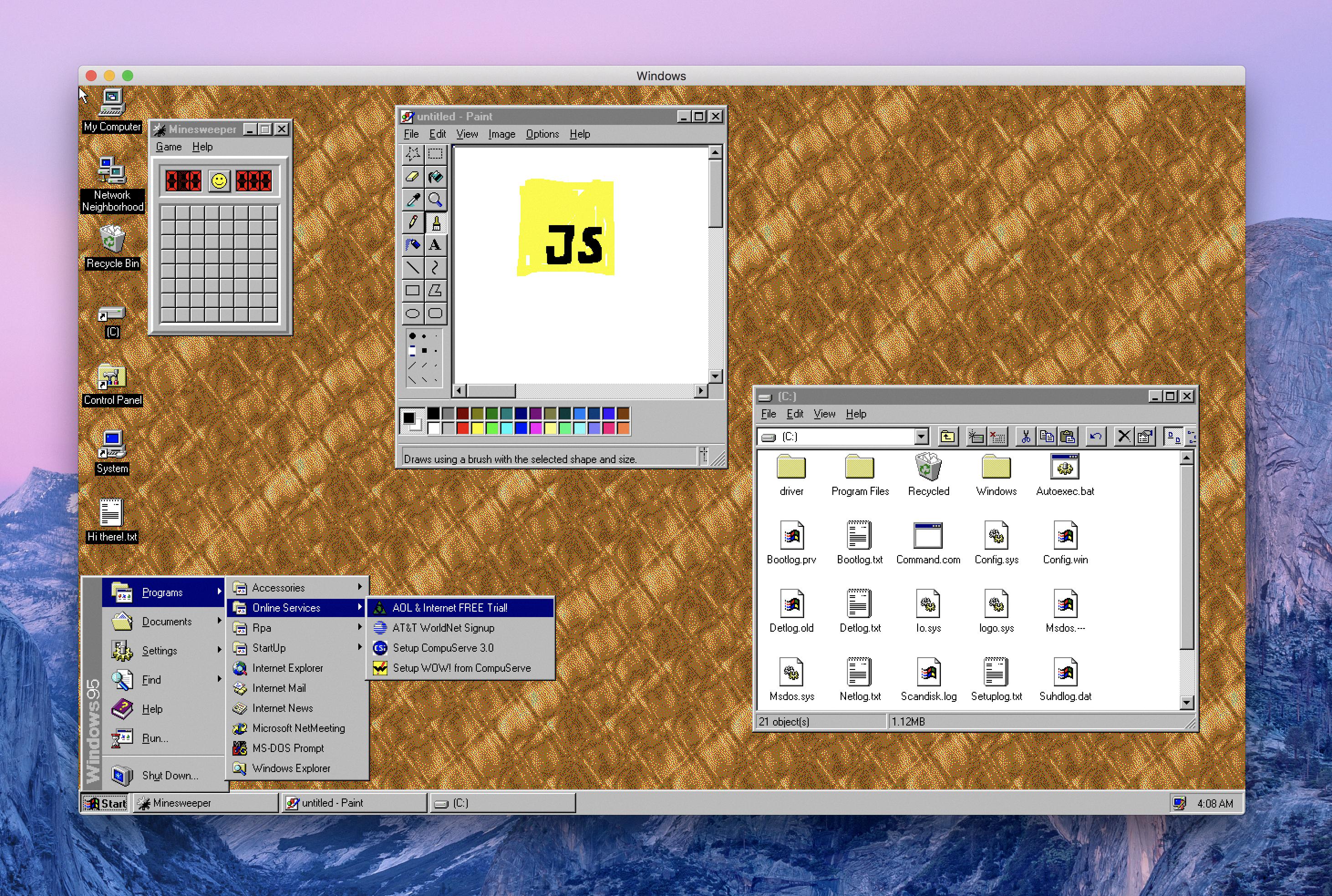 when did windows 95 come out