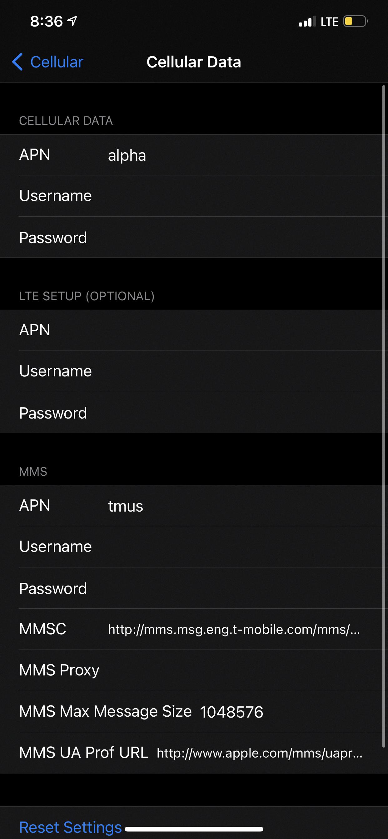 where is my mms settings