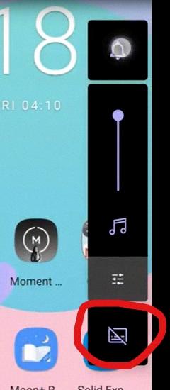 where is the speaker icon on android