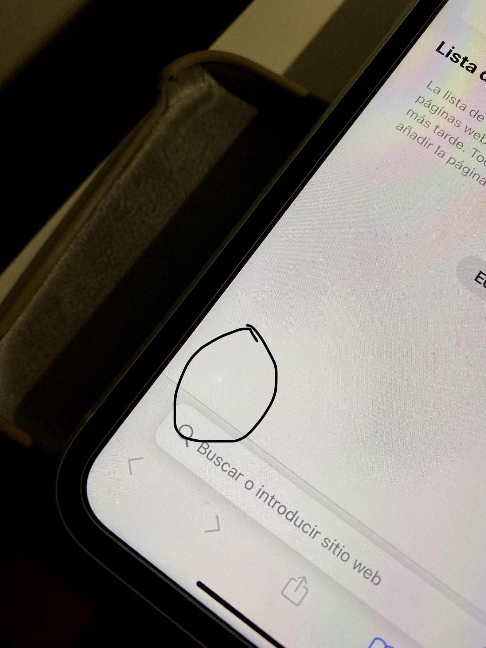 white dot on iphone screen white dot on iphone screen