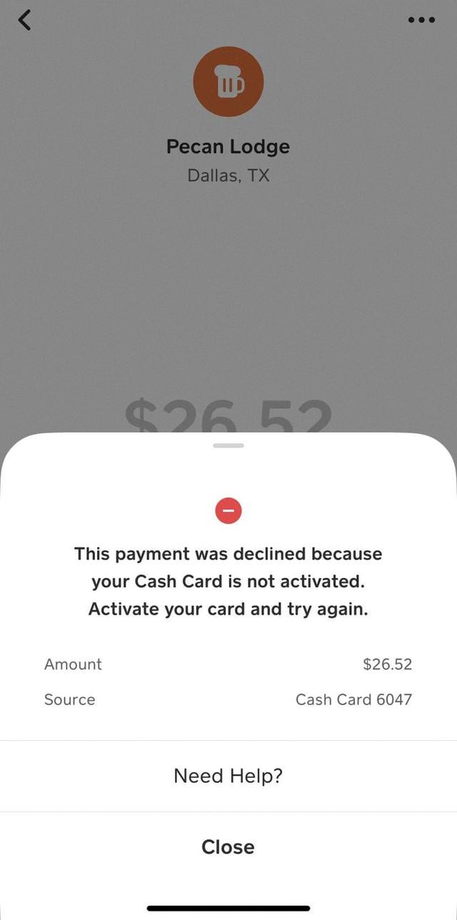 why is my cashapp not working