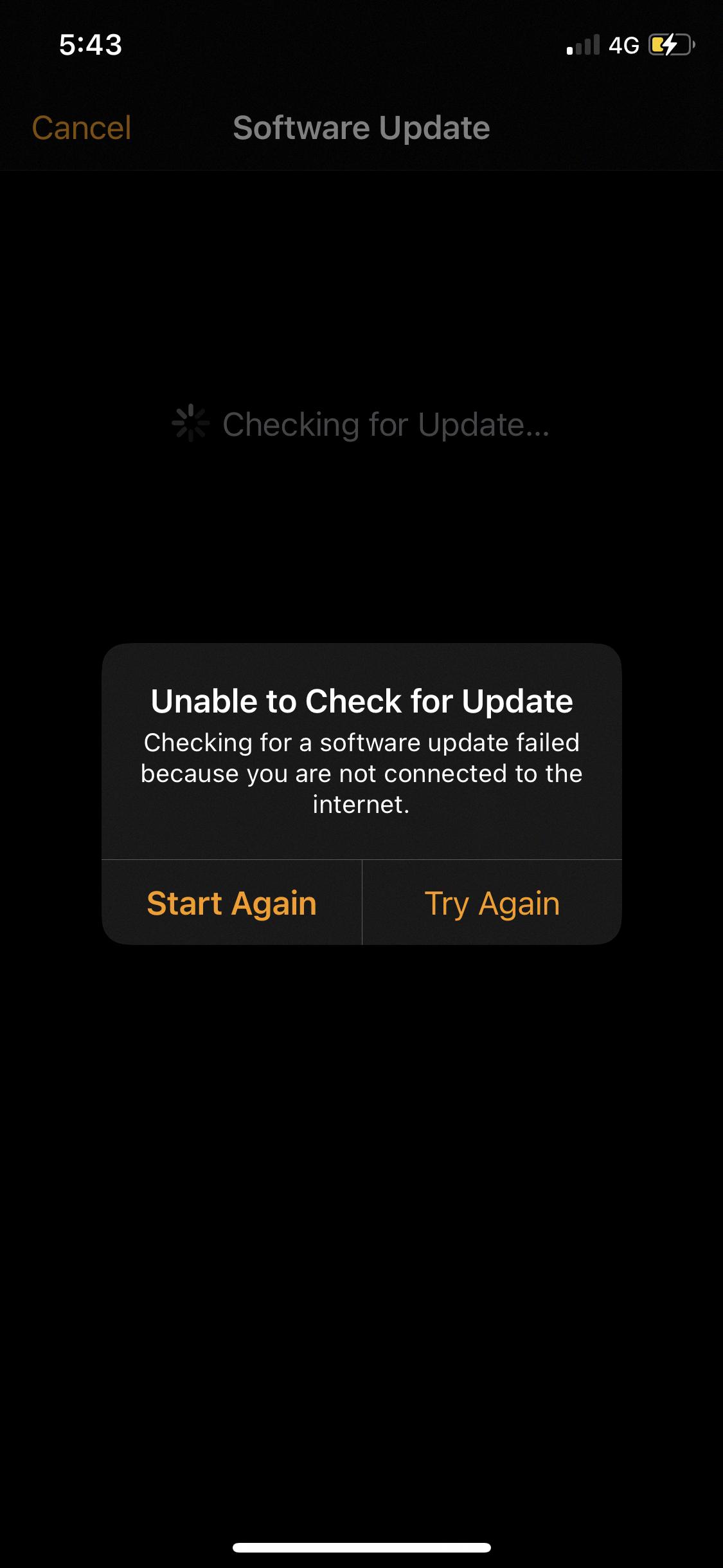 why is my phone not updating