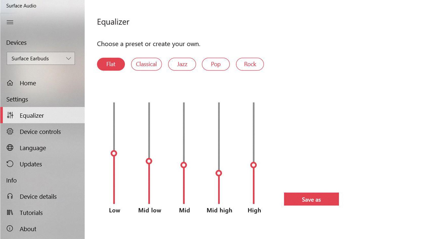 windows 10 equalizer settings
