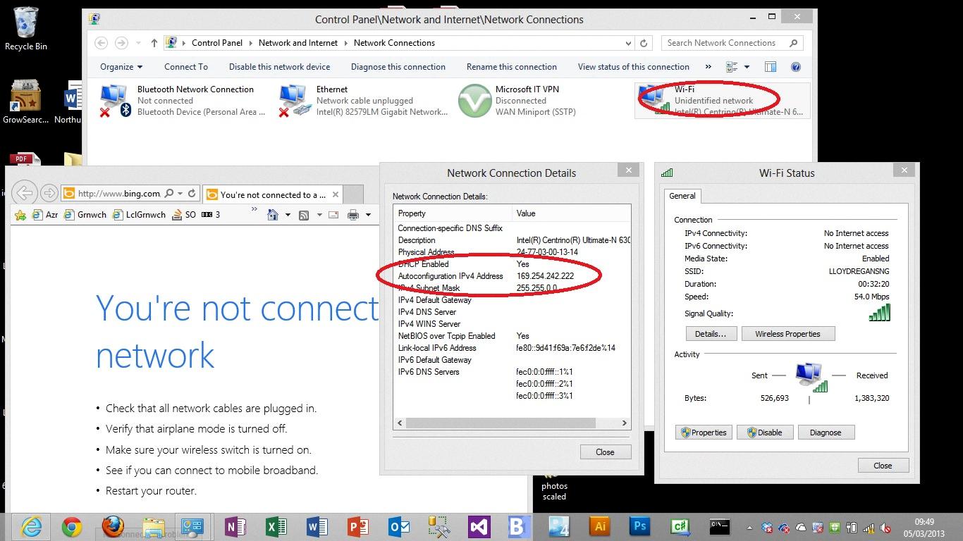 windows vista unidentified network fix