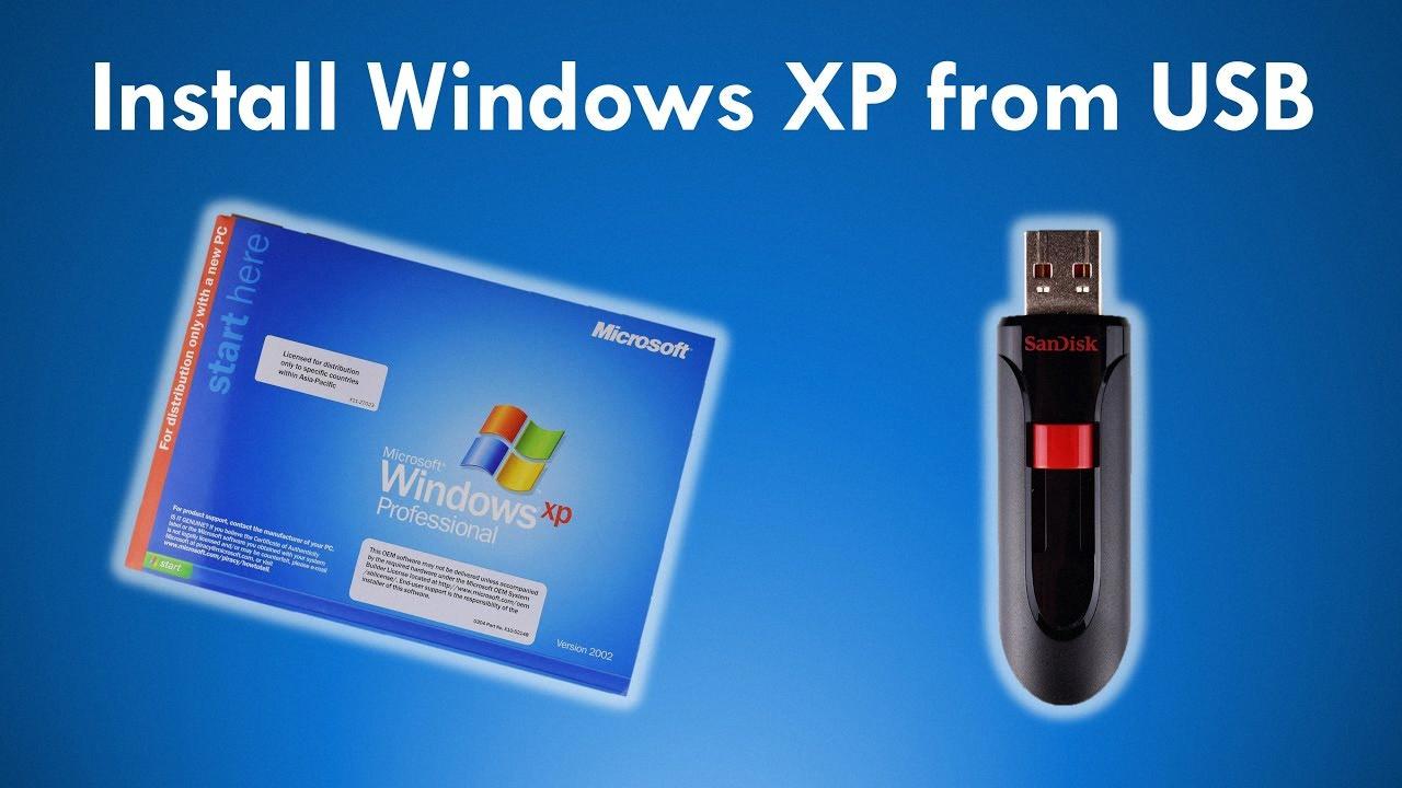 windows xp bootable usb