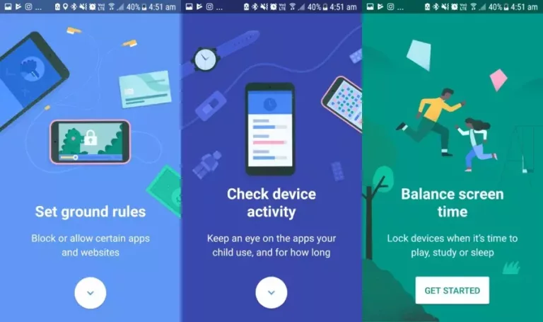 Google Family Features.