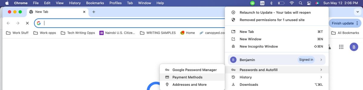 How to View Saved Credit Cards on Mac 4 How to View Saved Credit Cards on Mac 3