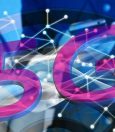 A graphic showing the letter 5G on a digital background.