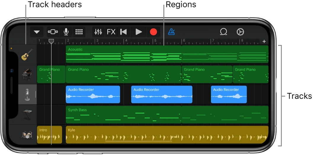 How To Record With Garageband On Iphone 2 How To Record With Garageband On Iphone 1