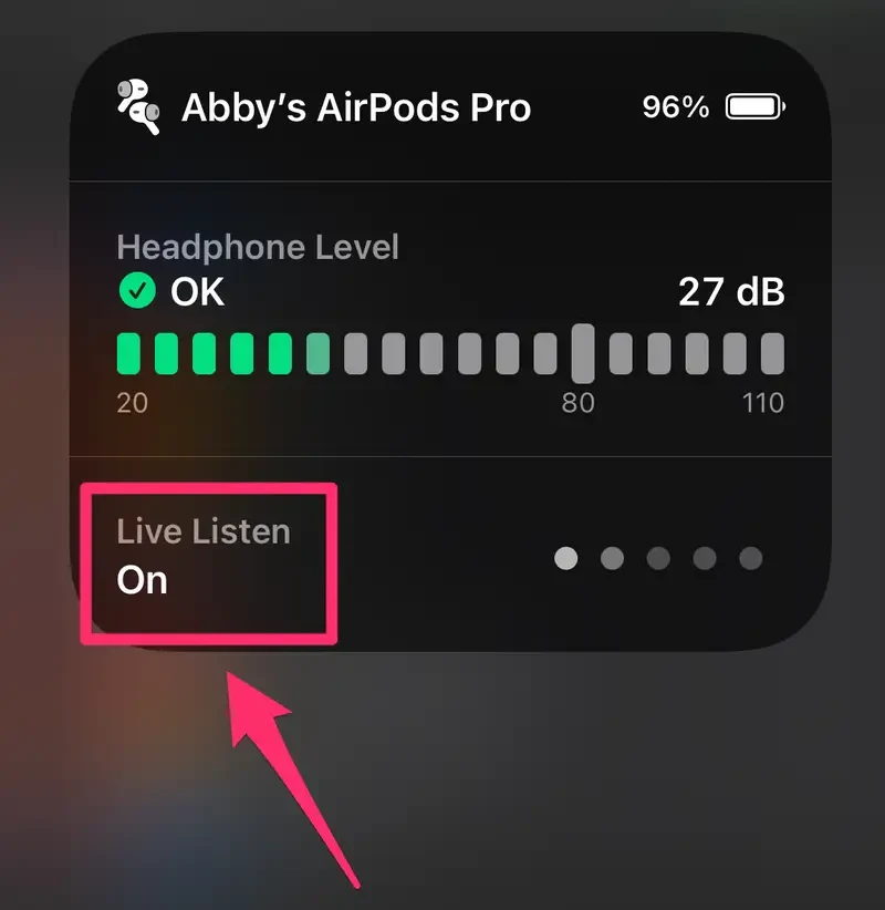 How to Use AirPods as a Microphone 2 Setting Up Live Listen via Control Center