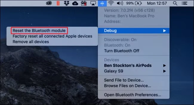 Troubleshooting Tips for When Your Bluetooth PAN Is Not Connected 3 Resetting Bluetooth and Re-pairing Devices