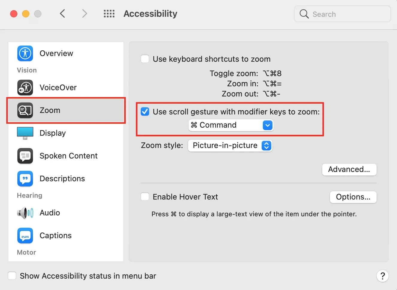 How to Zoom with Your Mac's Magic Mouse? 1